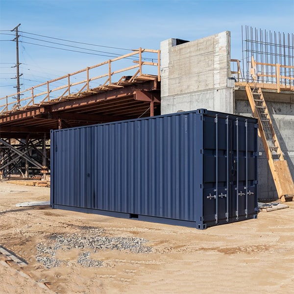 our construction site storage containers come in a variety of sizes to suit your specific needs